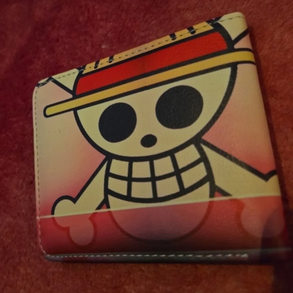 New chopper one piece anime manga leather wallet